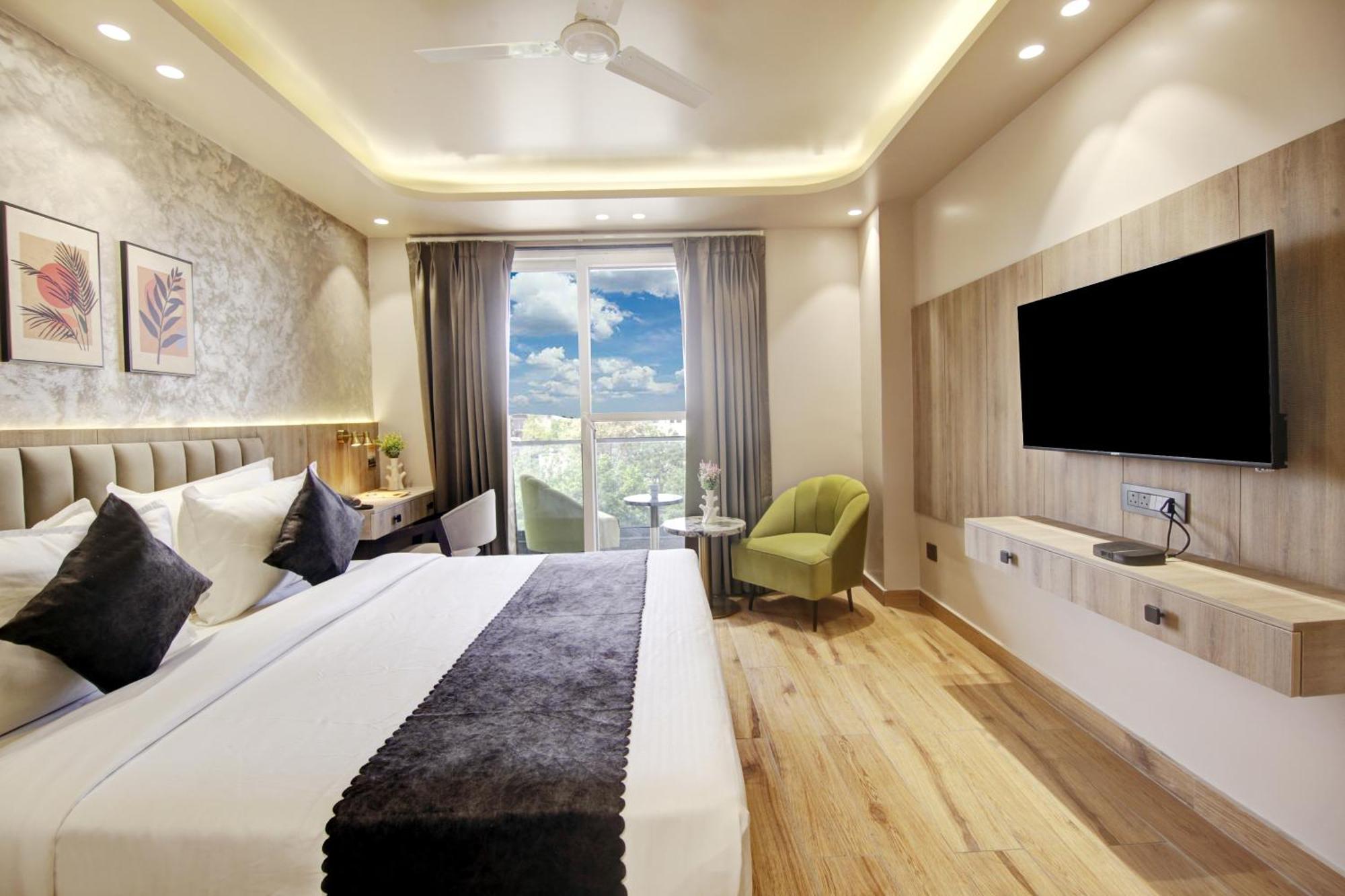 Saltstayz Premier - Near Golf Course Road & Sector 57 Gurgaon Exterior photo